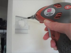室内物干しpid4Mを取付け